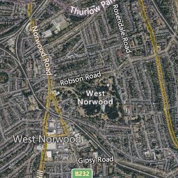 Maps and local area information on aboutmyplace.co.uk